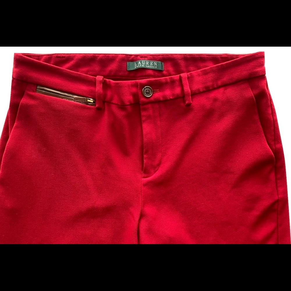 Ralph Lauren Red Wool Pants